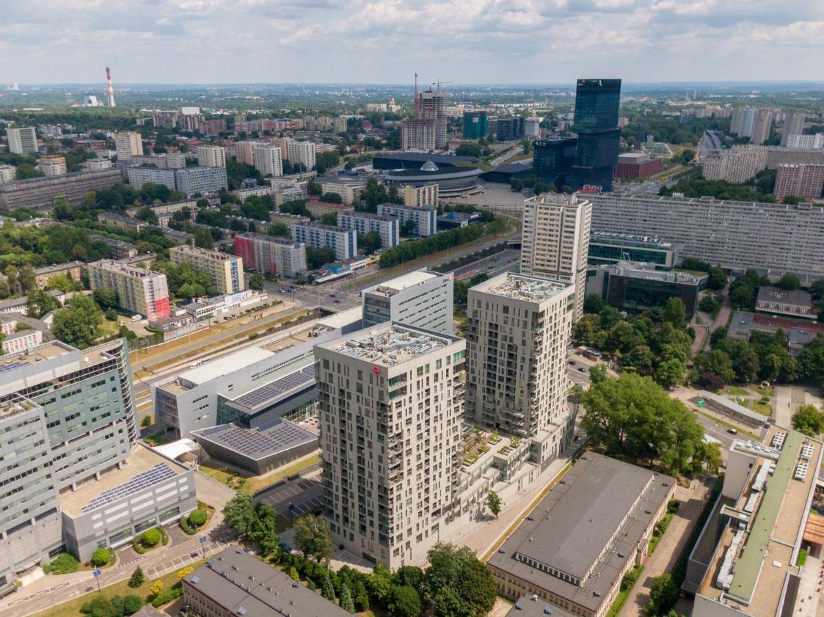 Urban Apartments Luxury Skyline Sokolska Towers 30A, 2 Free Garages, Gym & Sauna, Self Check-In Katowice Zewnętrze zdjęcie